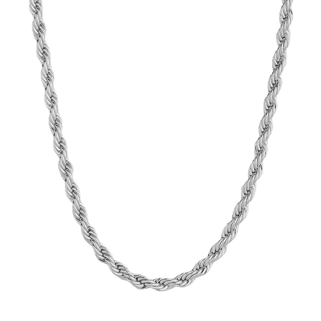 18K Gold Plated Stainless Steel Twist Chain Necklace