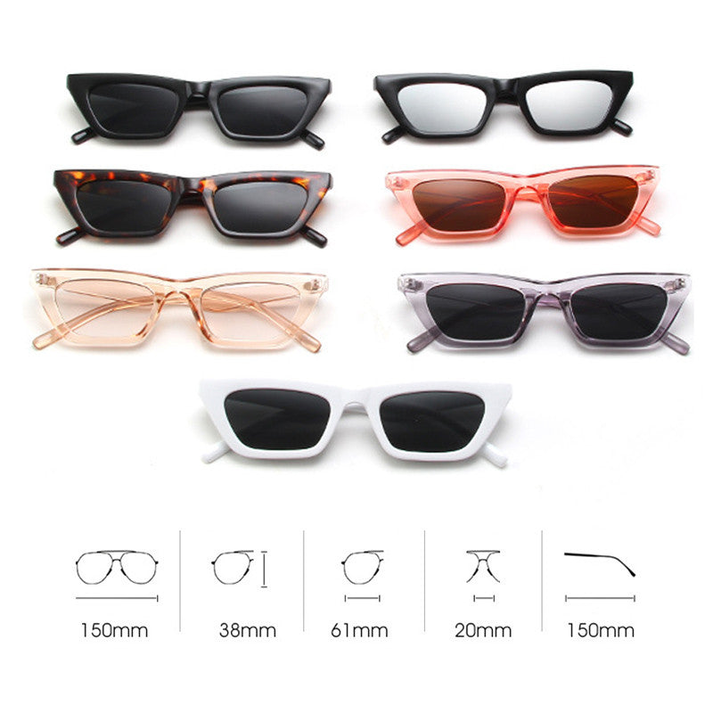 Luxury Cat Eye Mirror Sunglasses