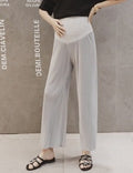 Spring Summer Maternity Wide-leg Casual Trousers