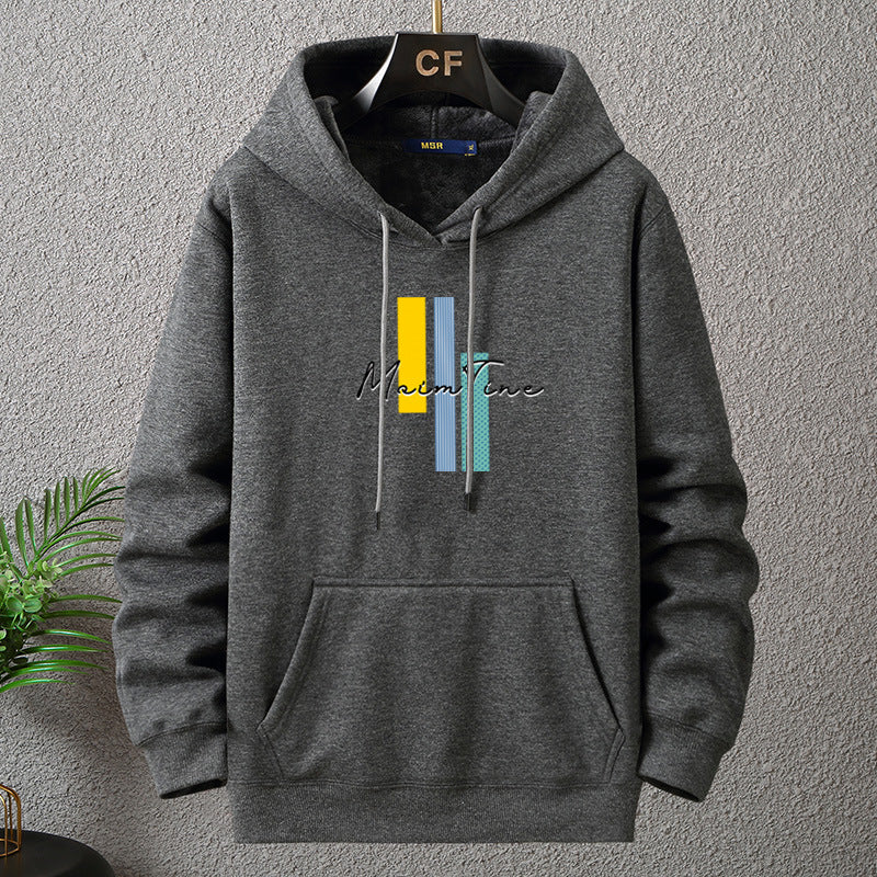 Men's Plus Size Thick Fleece Hoodie