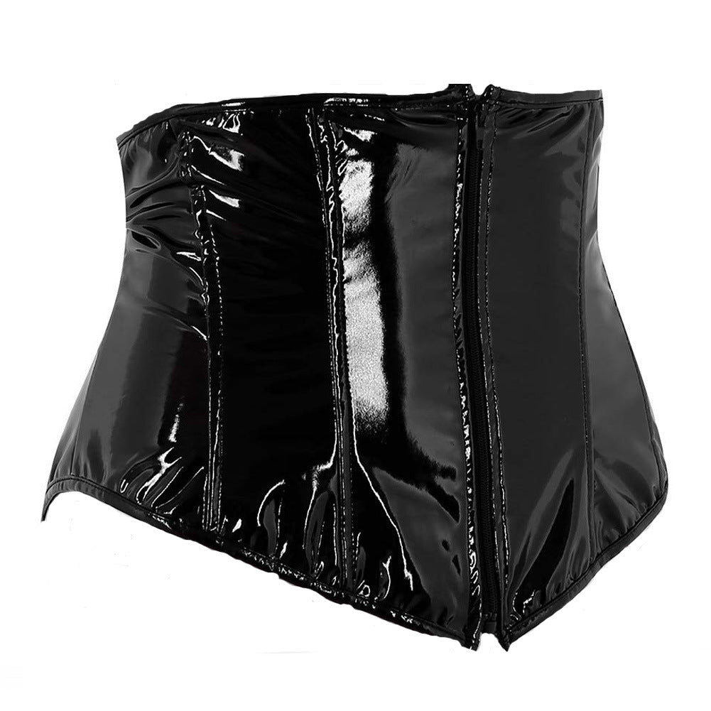 Sexy Short PU Leather Waist Clip