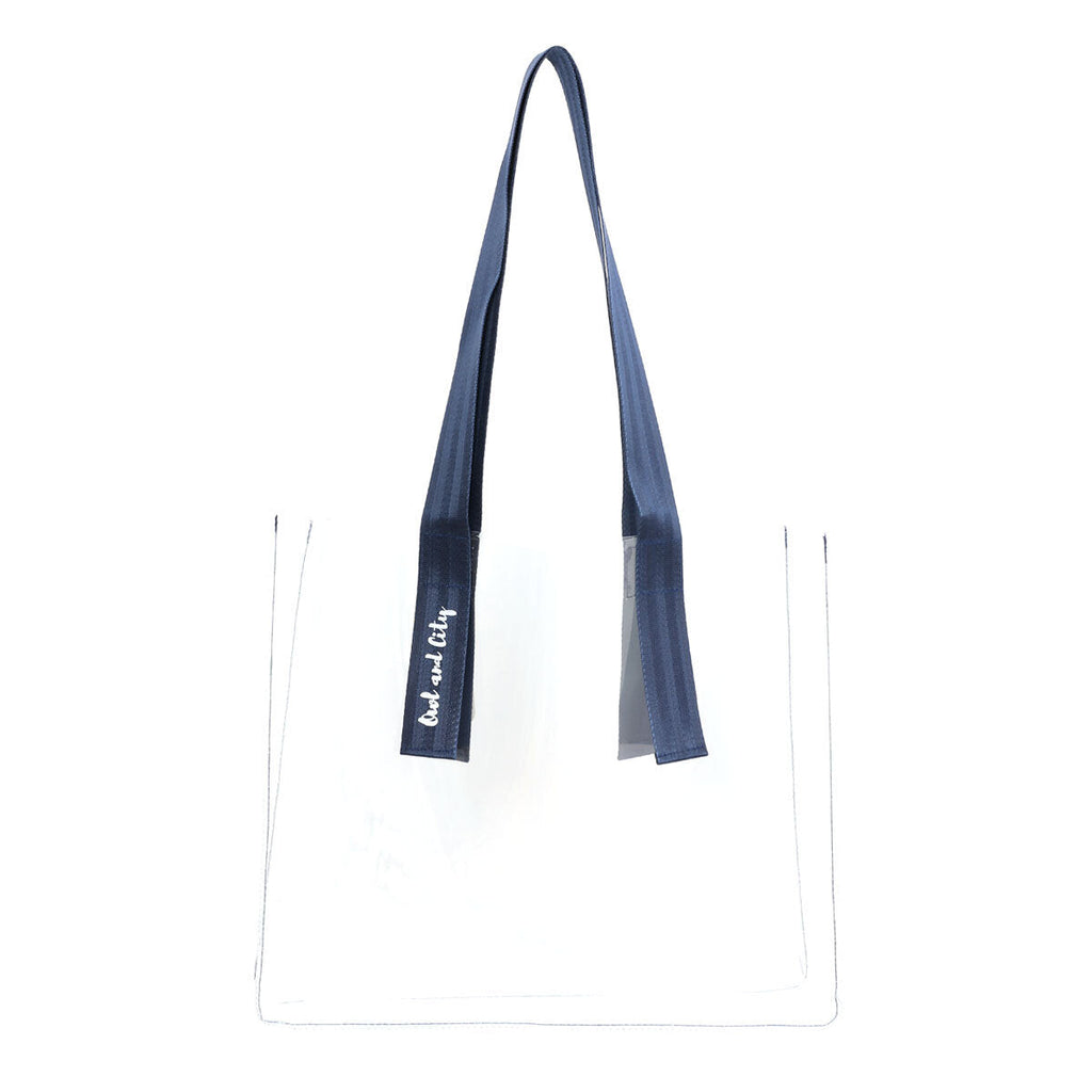 Biggdesign Owl And City Beach Bag
